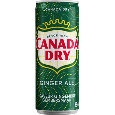CANADA DRY SLEEK CANS 33CL (4X6)