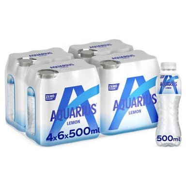 AQUARIUS LEMON ZERO PET 50CL