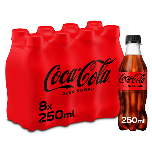 COCA COLA ZERO PET 3X8X25CL
