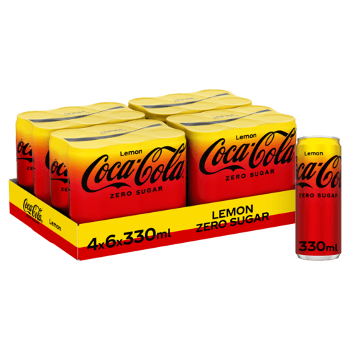 COCA COLA ZERO LEMON 4X6X33CL