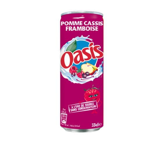 OASIS POMME CASSIS CANS 33CL (4X6)