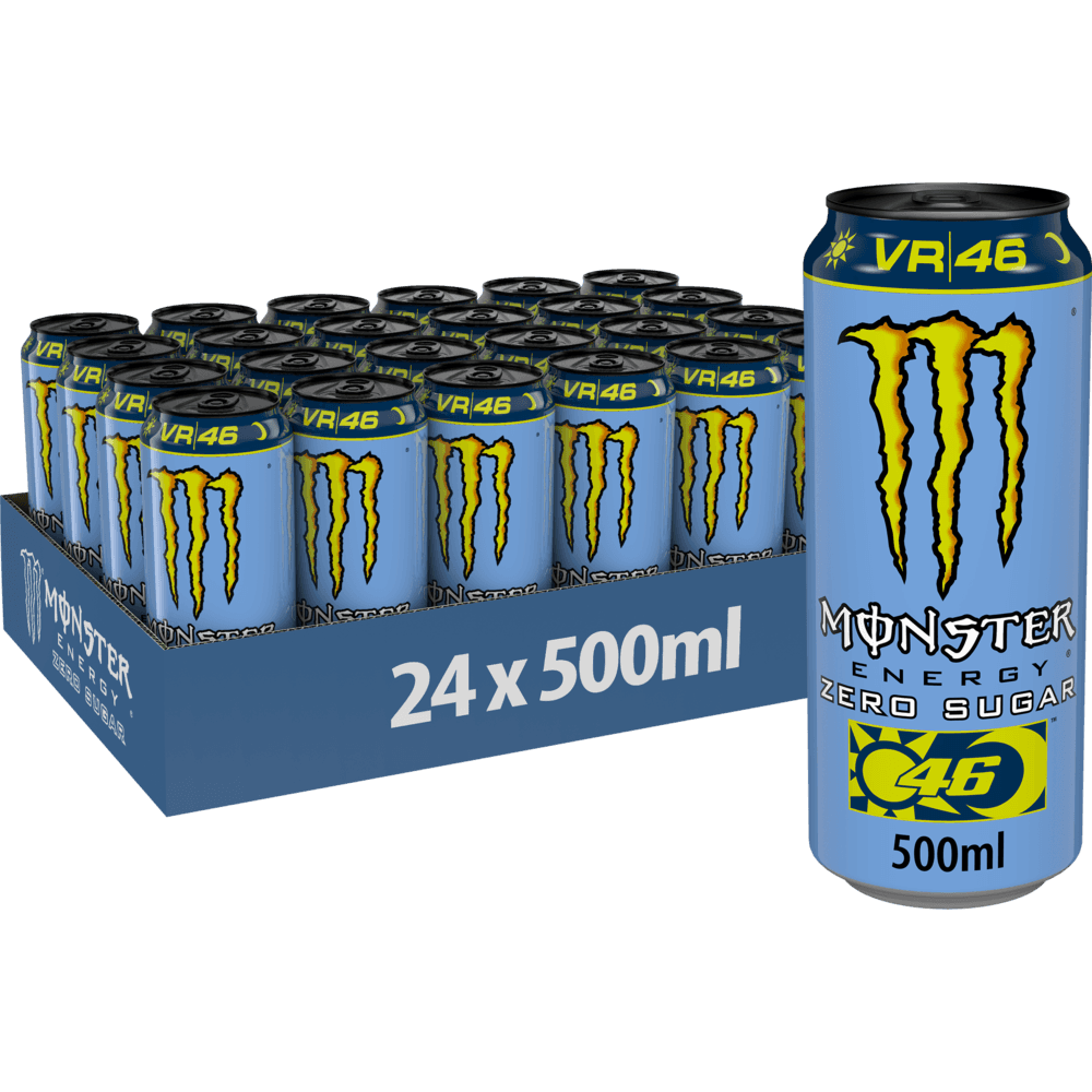 MONSTER ROSSI ZERO CANETTE 50CL