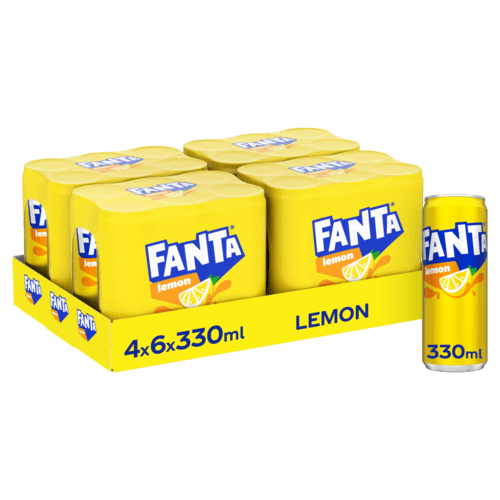 FANTA LEMON SLEEK CANS 33CL