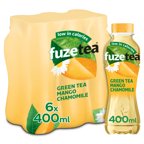 Fuze Tea Green Tea Mango Chamomile PET 4 x6x0.4L