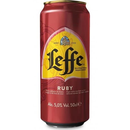 LEFFE RUBY CANS 50CL (6X4)