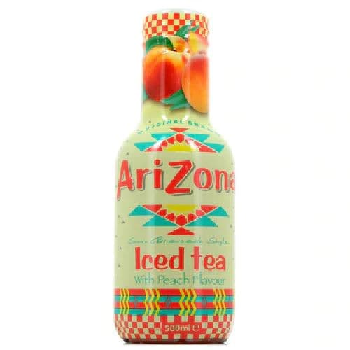 ARIZONA PEACH ICED TEA PET 50CL (x6)