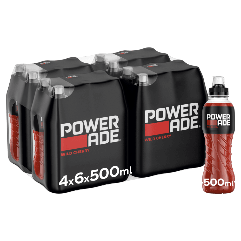 POWERADE WILD CHERRY PET 50CL