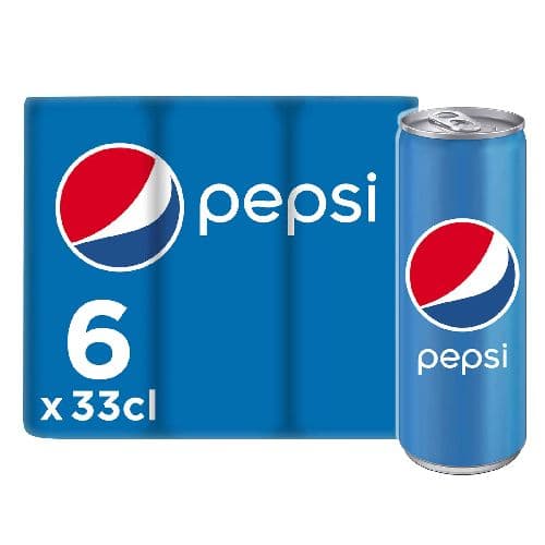 PEPSI COLA SLEEK CANS 33CL (4x6)
