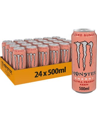 MONSTER ULTRA PEACHY KEEN CANS 50CL (X24)