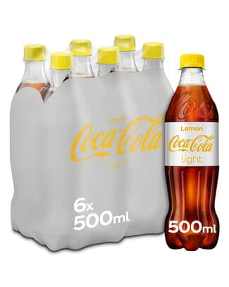 COCA-COLA LIGHT LEMON PET 50CL