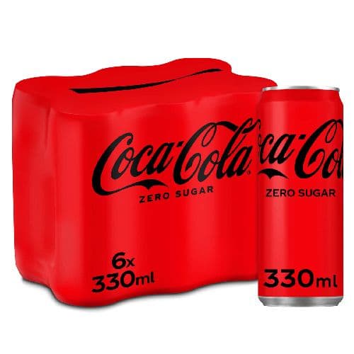 COCA COLA ZERO SLEEK CANS 33CL