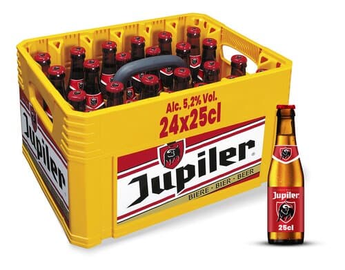 Jupiler Casier 24x25cl + vidange