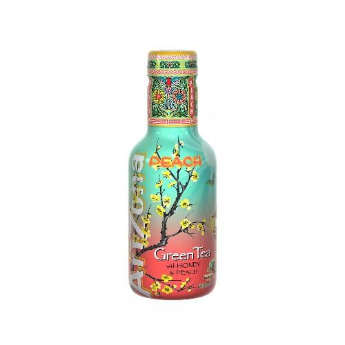 ARIZONA GREEN TEA PECHE PET 50CL (x6)