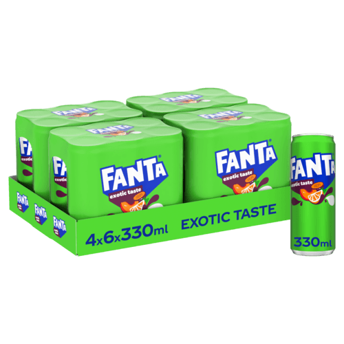 FANTA EXOTIC SLEEK CANS 33CL