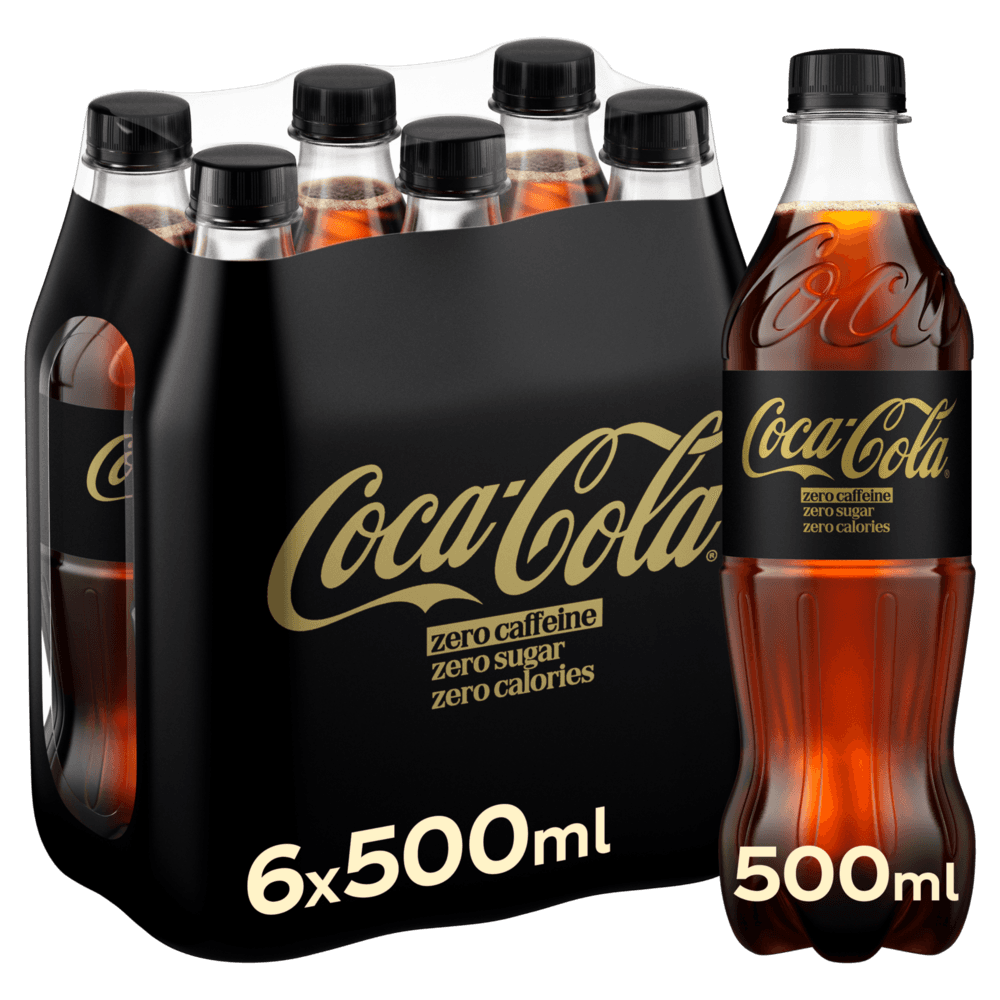 COCA-COLA ZERO SANS CAFÉINE PET 50cl (4x6)
