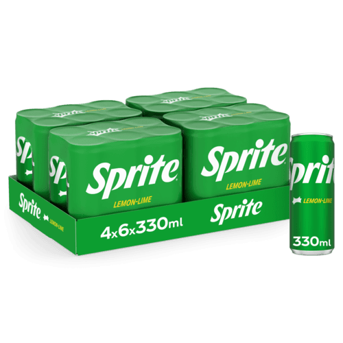 SPRITE SLEEK CANS 33CL (4x6)