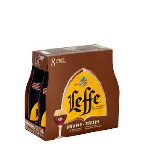 LEFFE BRUNE 6,5° 33CL (3x8) +VID