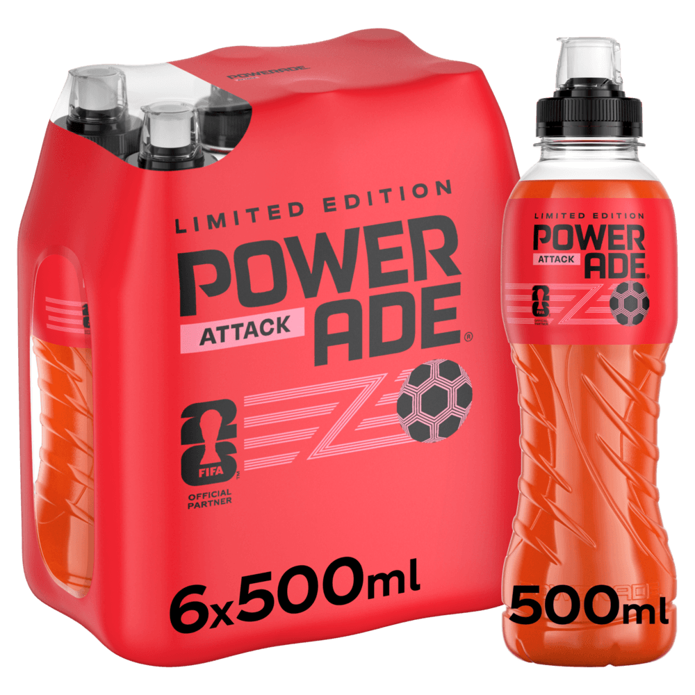 POWERADE POWER ATTAK FIFA Attaquant PET 50CL (4x6)