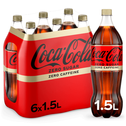 Coca-Cola Zero No Caffeine PET 6 x 1.5L